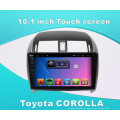 Android System Car DVD Player para Toyota Corolla 10.1 polegadas Touch Screen com GPS / Bluetooth / TV